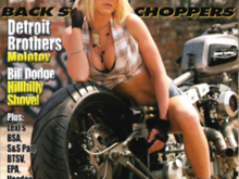 Rebel Girl Make cover of The Horse, Backstreet Choppers Mag