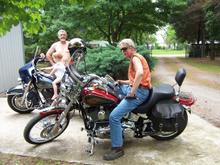 My Bro, Mike and his 07 Custom Softtail