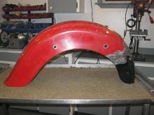 Welded them together. A little beatin' &amp; bangin' involved but niohing a little bondo cannot fix.