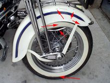 At first the damage looked minimal, but on closer inspection, there were a lot of 'little' things like torn fenders, bent rims, ripped sidewalls, the worst were the forks, were bent.