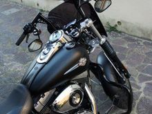 Fat bob FXDF road6 customs mini apes, black rims, Arlen ness fairing, stage1.