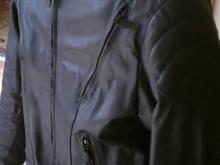 This heavy leather MC jacket is for sale - 48Long