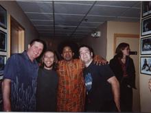 Second from left, Todd Smallie and Kofi Burbridge of the Derek Trucks Band
