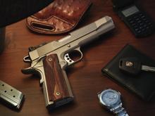 One of the collection. Springfield Armory 1911 A1 in 9mm