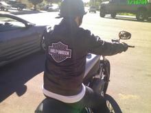 Heading out for a ride.