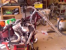 The rock with new bars and front end
