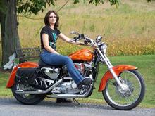 wifes and her bike