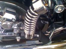 broken shock from the wreck