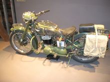Military Motorcycle, 1967
Triumph (GB est, 1902)
500 cc Trophy
on loan from Bud Leonard