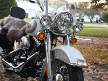 New birthday chrome - front light trim, front fender trim, regulator cover
