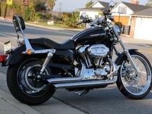 2006 XLC 1200 Vivid Black, Bub Jug Hugger Pipes.