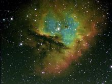 NGC281. Pacman nebula in Narrowband.