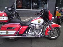 This is one of the HOG bikes, thought it looked Neat.