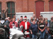 cool Santa with friends