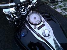 new flush mounts fuel gauge and cap
