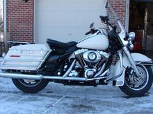 First ride.  Five degrees and sunny.  Cold as hell but I just had to!