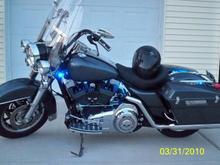 Some blue LED bling.