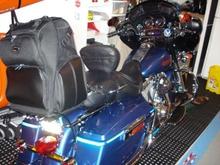 Saddleman's Sissy Bar Rollar Bag Rear View