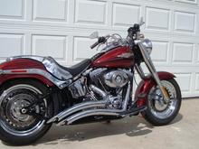 2009 Fatboy Sunglo red