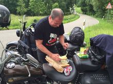 Lunch 'al fresco' somewhere in Germany