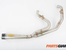 RSD Slant exhaust system for 1986 to 2017 Softail models.