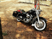 The Road King is the best touring bike for that look. They make apehangers that work with the bat wing on the Street Glide etc, but they really don't pull it off the same way in my opinion. 