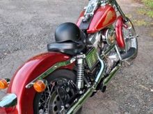 Looks like it only needs rear fender & bars changed to put her back to stock, not sure if the sissy bar is also included . . .