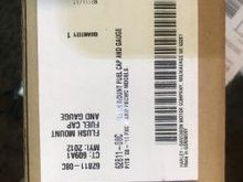 FLUSH MOUNT BLUE LED GAS GAUGE AND CAP, SPEEDOMETER HERE ON MONDAY