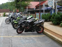 My old '07 ZX-10R, traded for Nightster. Tuned to 180hp, 73tq, stock wheelbase= EVIL!