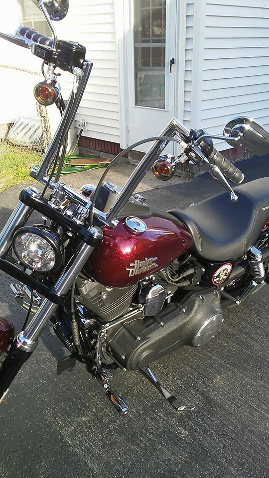 harley davidson fat chizeled handlebars