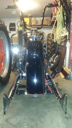 From the rear (sorry for the crappy quality photo)...