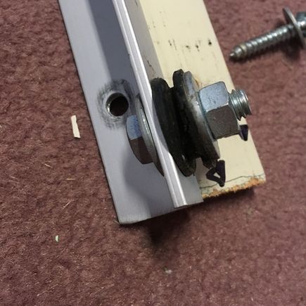 Wall mount detail showing HD OEM rubber detachable grommets.