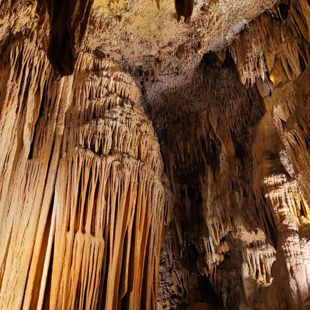 Inside the Bridal Caves. Very interesting and enjoyable excursion.