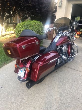 Almost stock FLHR....

...maybe a few changes. LOL