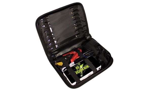 This is the one that I carry, normally just the charger and alligator clips