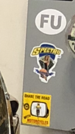 I think I run the spectro because I really dig the stickers they send me.