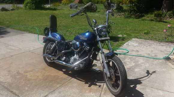 My first (running) HD. Runs and rides. Worked out some bugs already.