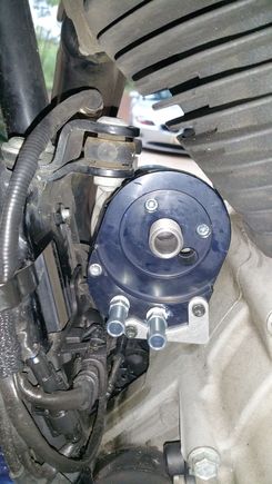 added top portion and anti-rotation device (aka cheap piece of scrap metal that stops the thing from spinning when you are removing oil filters)