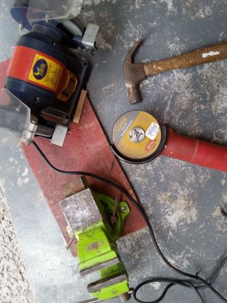 With a lack of proper workshop, the floor becomes my work-space...