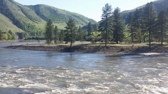 Salmon River, Hells Canyon, ID, just north of Riggins, ID.