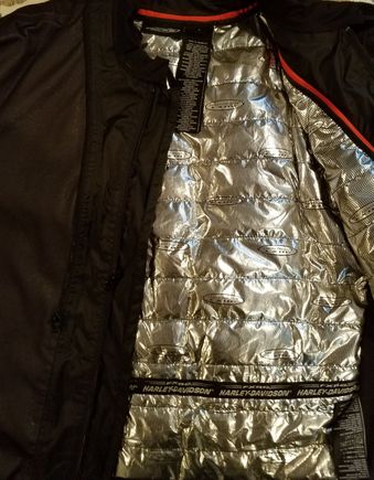 Both inner layers zippered together