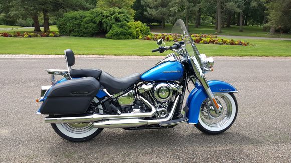 Rode her like this for approximatley 1400 miles over two days, crossing Mackinaw Bridge.