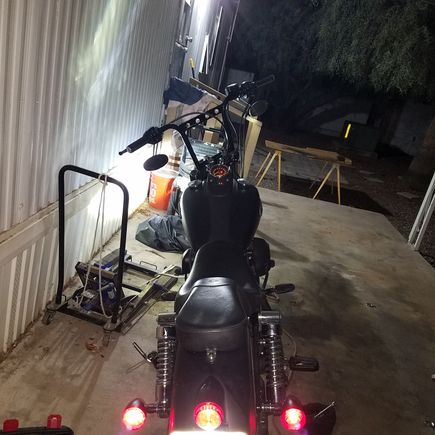 The rear turn signals are working.  I  got my front turn signals ordered.  Now i just have to get some decent mirrors that i can actually see with. 