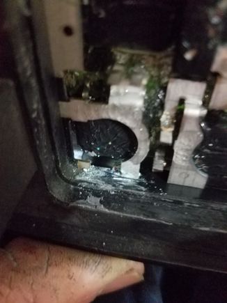 Corrosion    probably the cause of voltage spikes and loss of dashboard lights...what say you?