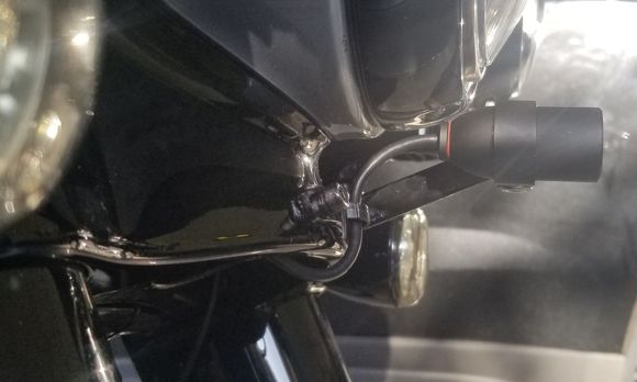 Side view of Front Camera.  Hopefully forward enough that it wont get washed out from headlight.