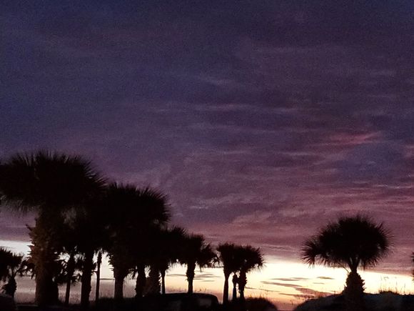 Sunrise Friday morning the 18th. Taken approximately 6:45 am from our balcony.