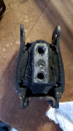 Old front mirror mount. 
