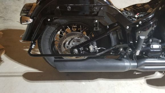 Here it is with the Bagger tail bracket installed.