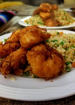 Coconut Shrimp fried rice