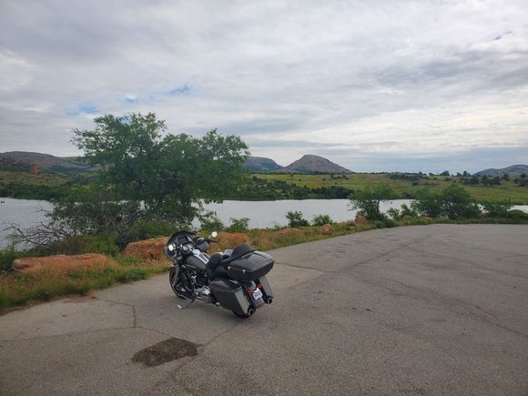 Wichita Mountains in southwest Oklahoma. 